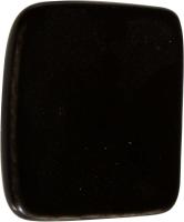 Top vierkantig porselein zwart 35mm